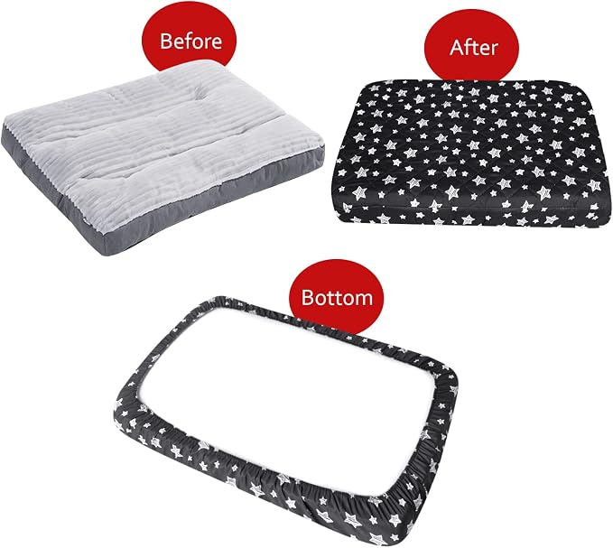 Waterproof Dog Bed Covers Replacement Washable Pet Hair Easy to Remove - Image 4