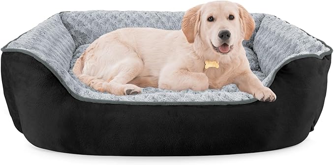 JOEJOY Rectangle Dog Bed for Large Medium Small Dogs by JOEJOY