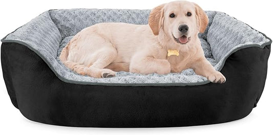 JOEJOY Rectangle Dog Bed for Large Medium Small Dogs by JOEJOY