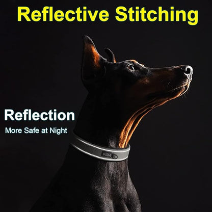 Fida Heavy Duty Dog Collar, Ultra Comfortable Soft Neoprene Padded, Adjustable - Image 5
