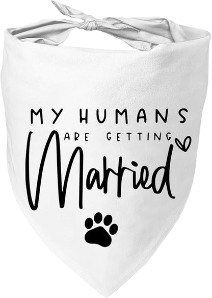 My Parents are Getting me a Human, Pregnancy Announcement Dog Bandana, Gender by Mixrowa