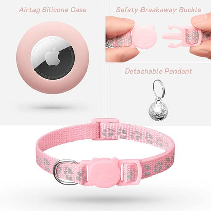 2 Pack Airtag Cat Collar Breakaway - Image 3