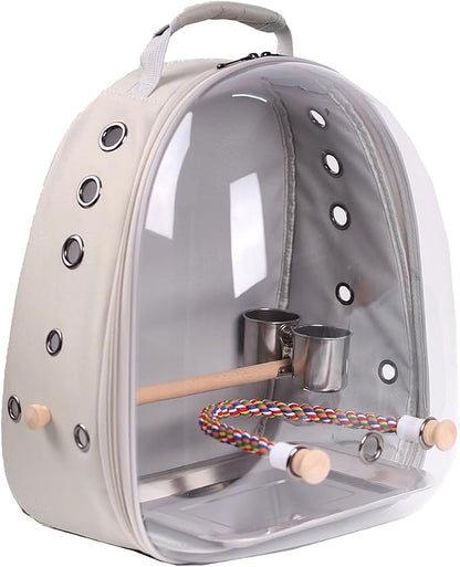 Bird Traval Carrier Cage, Vet Transport Book Bag by halinfer
