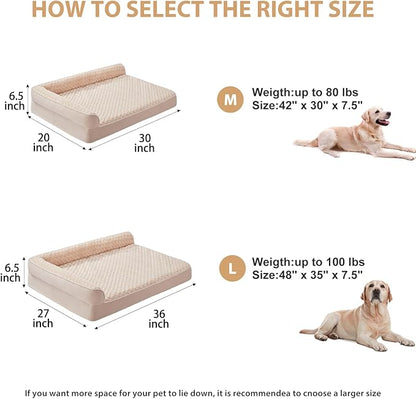 BFPETHOME Orthopedic Dog Beds for Large Dogs-Waterproof Sofa Dog Bed - Image 5