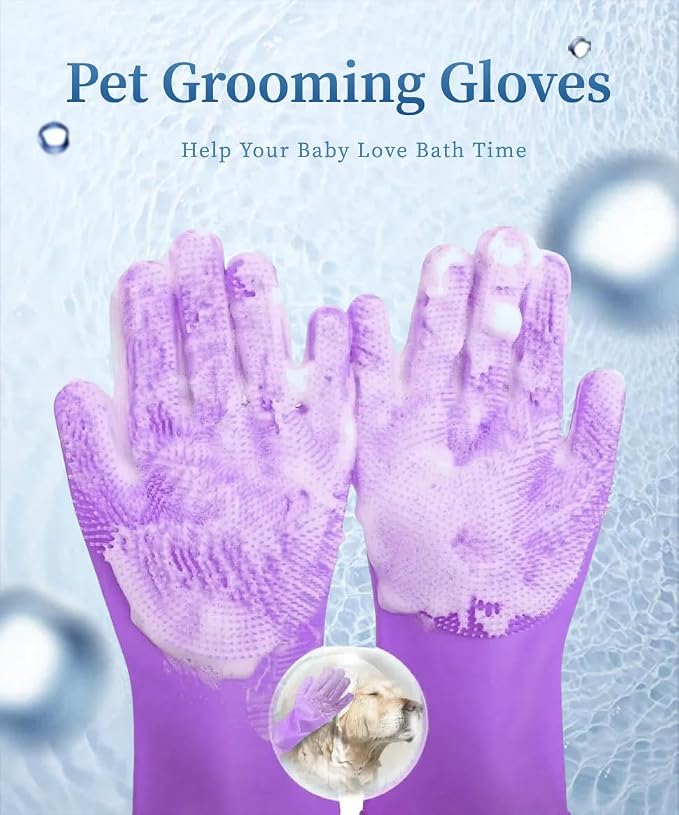 Dog Bathing Gloves - Image 2