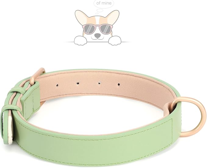 WHIPPY Leather Dog Collar for Small Medium Large Dog Adjustable Soft Breathable - Image 7