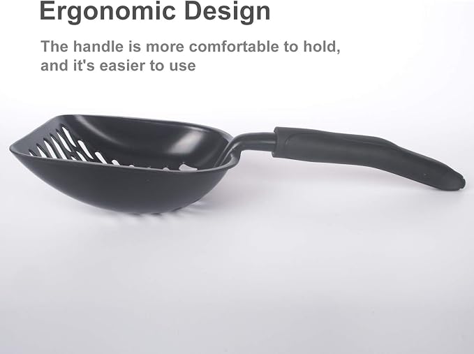 Metal Cat Litter Scoop with a Deep Shovel Design | Solid Aluminum & Non-Stick - Image 5