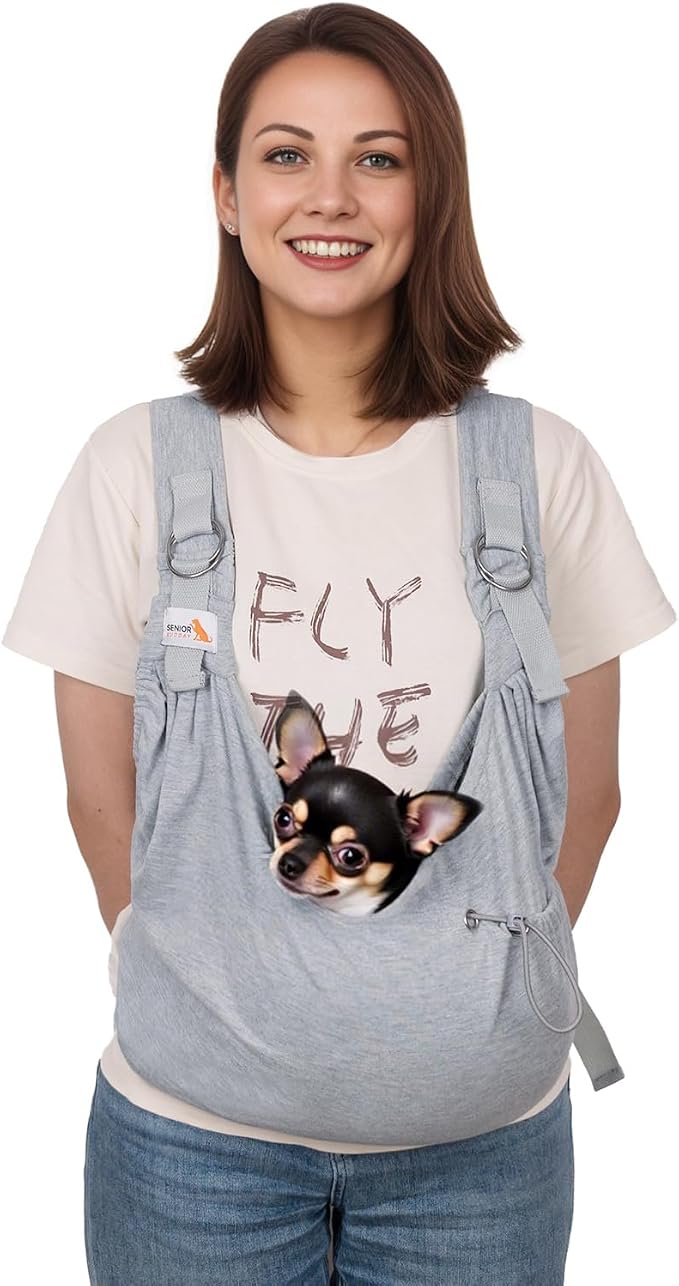 Dog Sling Carriers for Small Dogs, Carrier Sling for Cats and Pupp, Carrying - Image 7