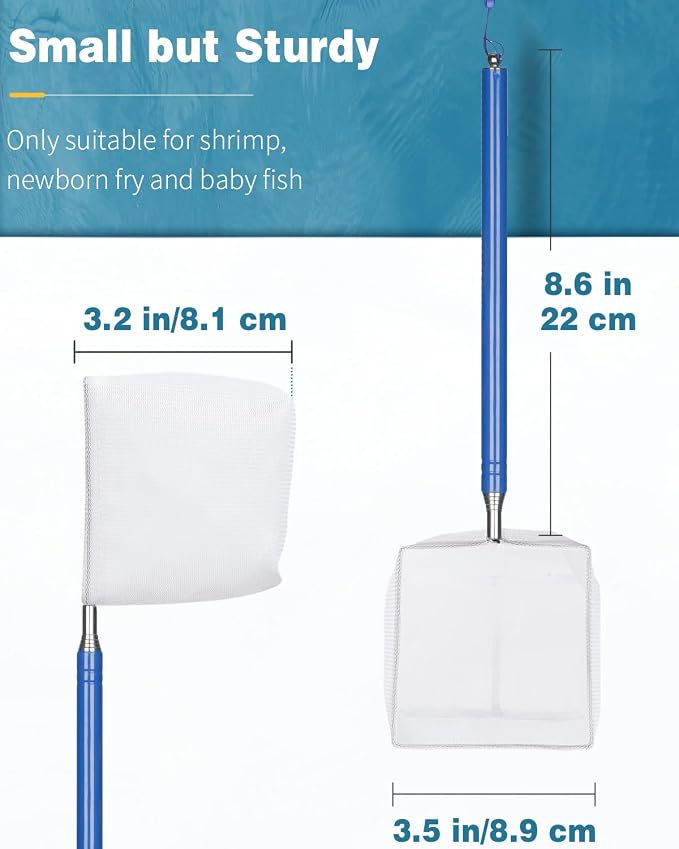 Pawfly Aquarium Shrimp Net Tiny Fish Tank Net - Image 4