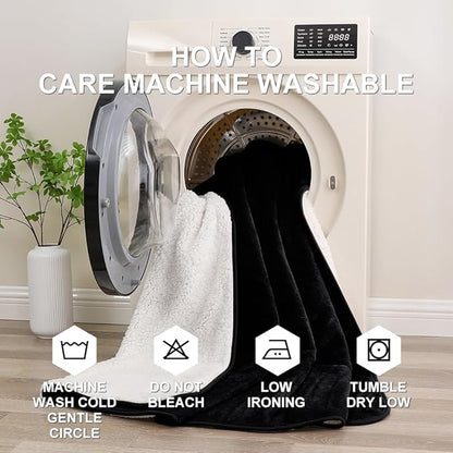 Waterproof Blanket for Beds – Ideal for Couch & Pets Splash Proof Sherpa Throw - Image 8