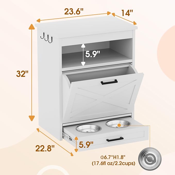 Modern Dog Food Storage Cabinet - Image 4
