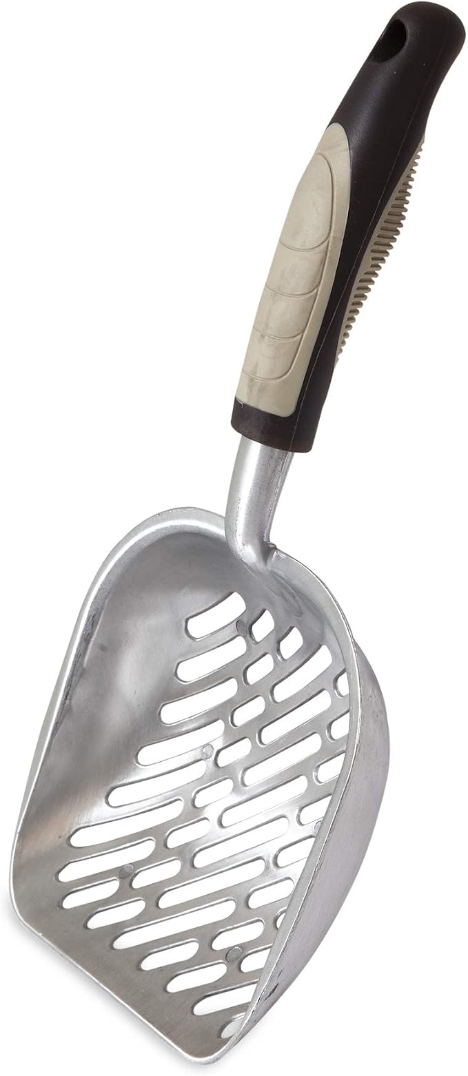 Petmate Metal Cat/Kitty Litter Scoop, Deep Shovel, Premium Non-Stick Large - Image 3