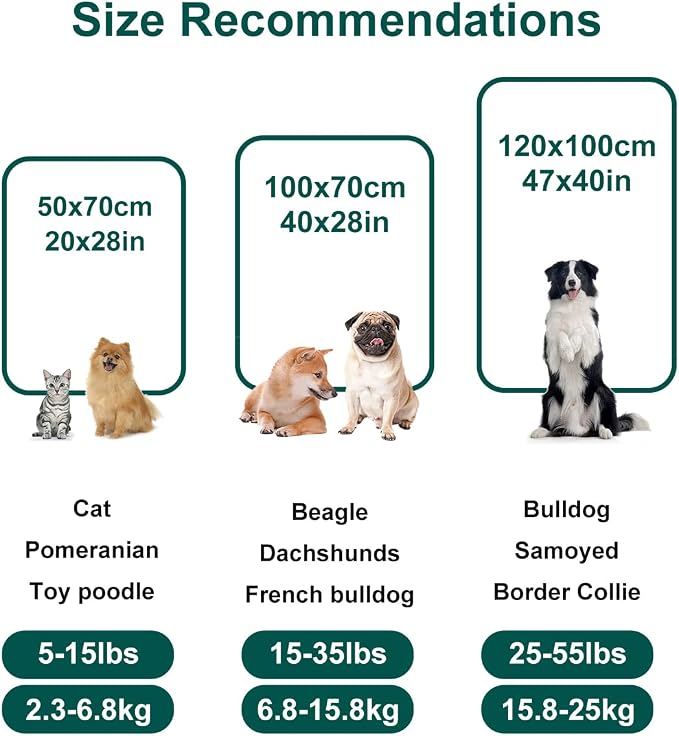 Onarway Dog Blanket Washable for Puppy: 4 Packs Dog Blankets 40”x28” - Image 3