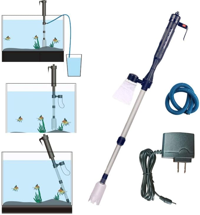 LONDAFISH Electric Fish Tank Vacuum Cleaner Syphon Operated Gravel Water Filter by LONDAFISH