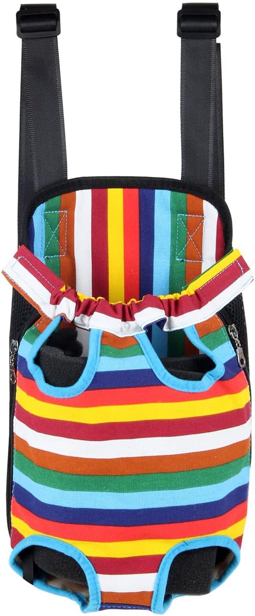 Dog Carrier Legs Out Front Pet Carrier Backpack Adjustable Puppy Cat Small Bag by YINGJEE