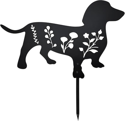 Dog Garden Stake by Unknown