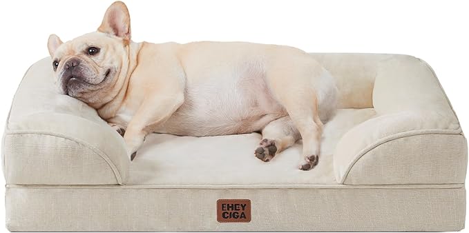 EHEYCIGA Orthopedic Dog Bed for Medium Dogs, Waterproof Memory Foam Medium Dog by EHEYCIGA