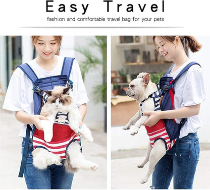 Dog Carrier Backpack, Pet Front Carrier Backpack Legs Out Dog Chest Carrier - Image 8