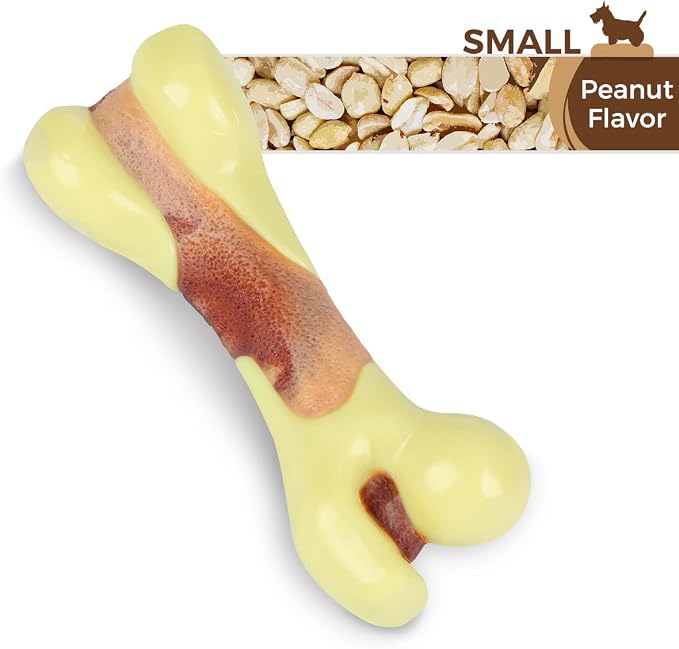 Tikaton Dog Chew Toys for Aggressive Chewers, Peanut Butter Flavor Durable Dog - Image 4