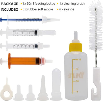 Puppy Kitten Bottle for Nursing, Newborn Baby Dog Cat Rabbit Feeding Bottles - Image 5