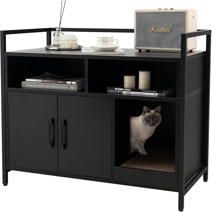 Giantex Cat Litter Box Enclosure by Giantex