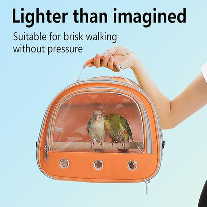 Bird Carrier, Bird Cage Parakeet Parrot Budgie Carrier Backpack - Image 3