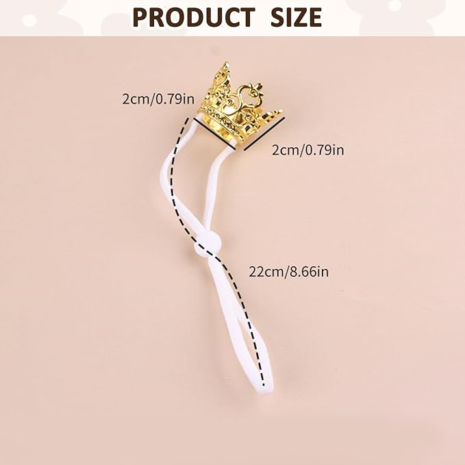 1PCS Crown Tiara Headband for Cat Dogs Puppy Birds Ducks Chicken Rabbit Hamster - Image 3