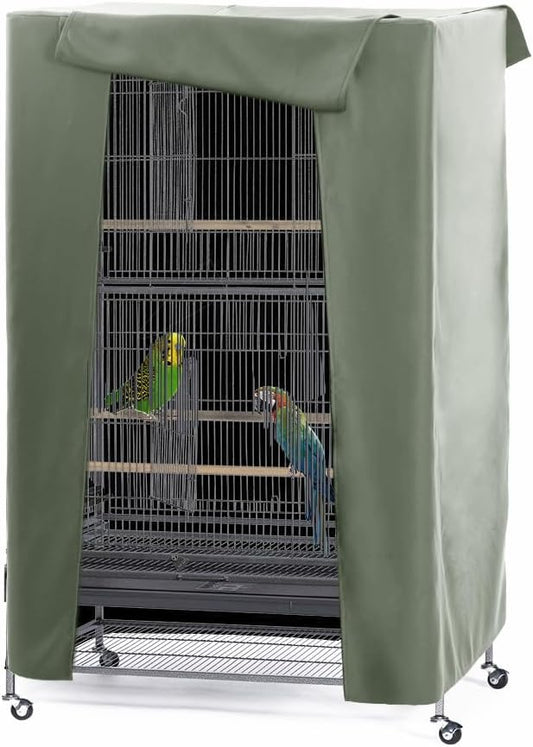 PONY DANCE Pets Product Universial Birdcage Cover Blackout & Breathable by PONYDANCE