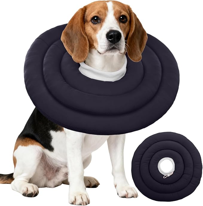 IDOMIK Dog Recovery Collar, Waterproof Soft Dog Cone After Surgery, Comfy by IDOMIK