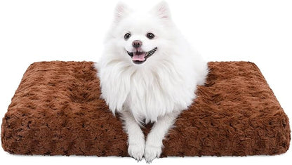 KSIIA Washable Dog Bed Deluxe Plush Dog Crate Beds Comfy Kennel Pad Anti-Slip by KSIIAPetProducts
