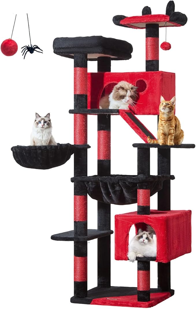 Taoqimiao Gothic Cat Tree 71-Inch, Cat Tower by Taoqimiao