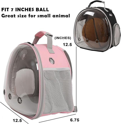 Lizard Backpack Travel Carrier, Bearded Dragon Travel Backpack - Image 3