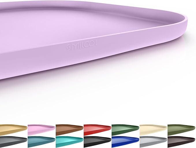 Silicone Pet Food Mat with Raised Edge by smilool