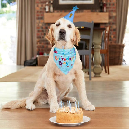 Dog Birthday Party Supplies, Dog Birthday Bandana Set, Dog Boy Girl Birthday - Image 7