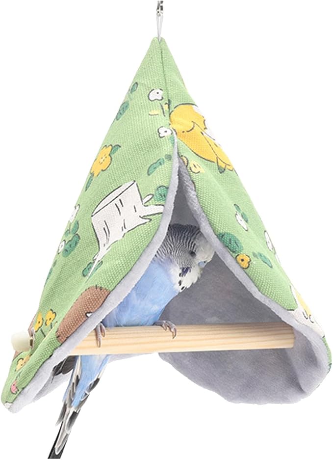 FLAdorepet Bird Bed Blanket Parrot Nest Snuggle Hut by FLAdorepet