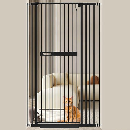 WAOWAO 71" Extra Tall Cat Pet Gate 29.92-37.79" Wide Pressure Mounted Walk by WAOWAOBABYSAFETYPRODUCTS