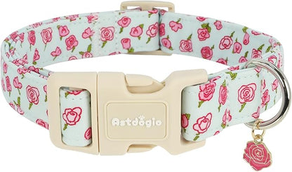 Dog Collar for Extra Small Dogs, Spring &Summer Theme Blue Small Dog Collars by Unknown