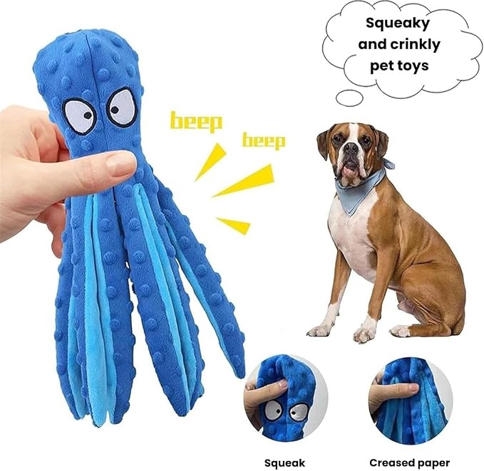 2025 New Upgrade Interactive Chew Pet Toy No Stuffing Bite-Resistant Squeaky - Image 5
