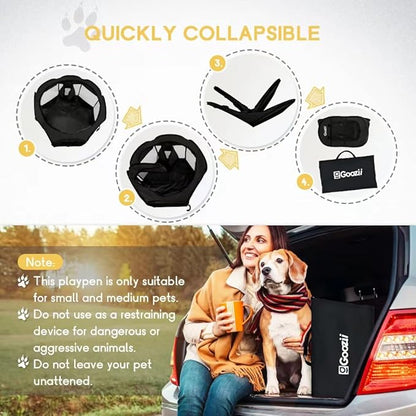 Puppy Playpen Indoor for Small Dogs, Portalble Pet Dog Play Pens Kennel Crate - Image 6