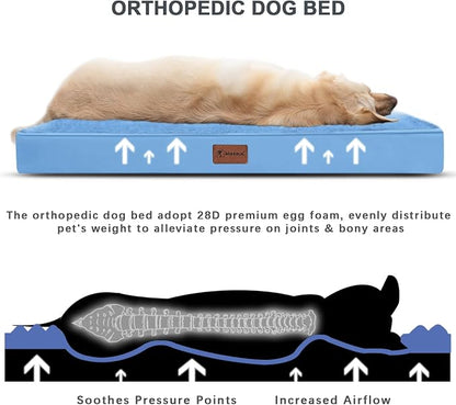MIHIKK Waterproof Dog Bed Medium Size Dog Orthopedic Pet Beds - Image 2