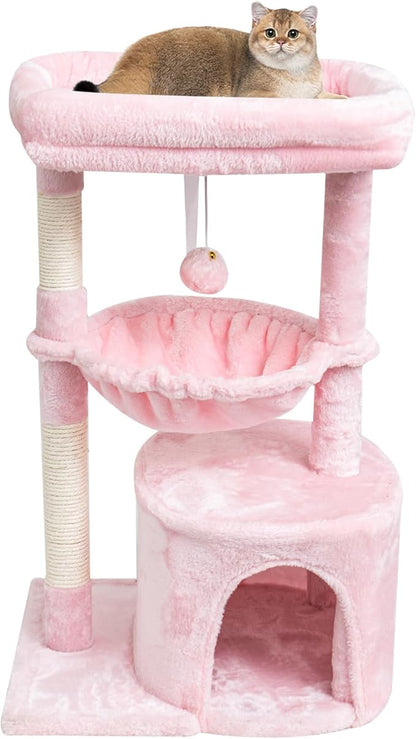 SYANDLVY Small Cat Tree for Indoor Cats, Cat Tower by SYANDLVY