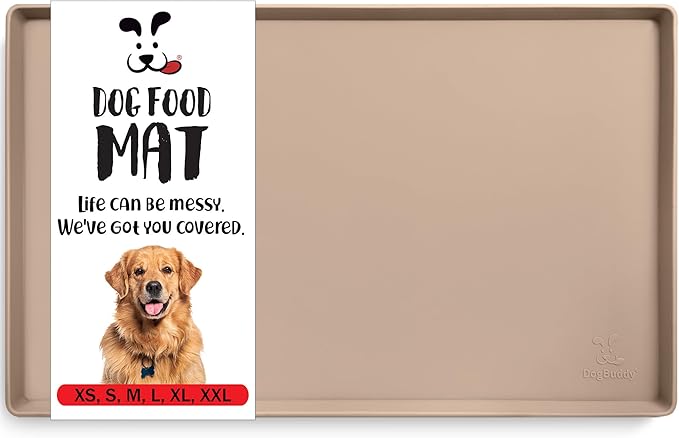DogBuddy Dog Food Mat – Waterproof Dog Bowl Mat by DogBuddy