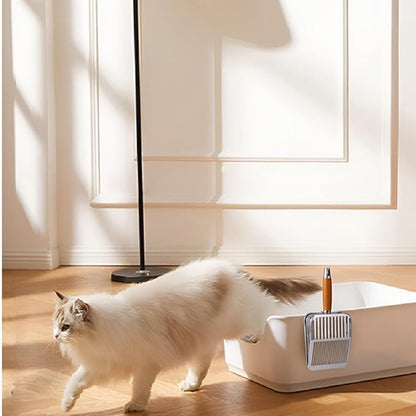 Rustproof & Unbreakable 304 Stainless Steel Metal Cat Litter Scoop - Image 7