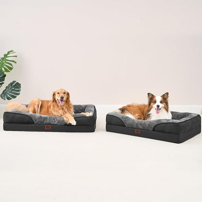 EHEYCIGA Orthopedic Dog Bed for Large Sized Dog, Waterproof Liner & Washable - Image 8