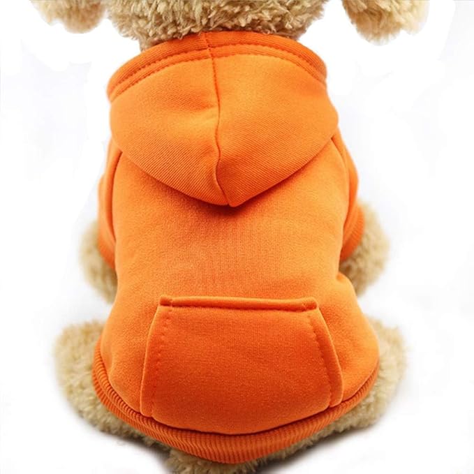 Jecikelon Winter Dog Hoodie Sweatshirts by Jecikelon