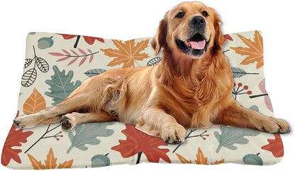 Colorful Leaf Seamless Crate Pad Cat Warming Pad Beds - Image 7