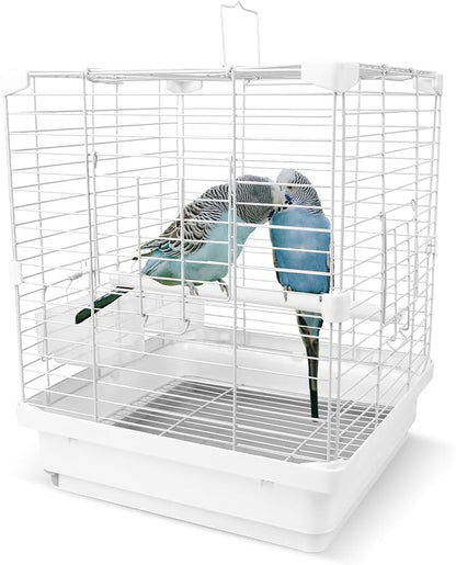 Small Bird Cage for Parakeets, Budgies & Canaries and More Small Birds by COKUUCO