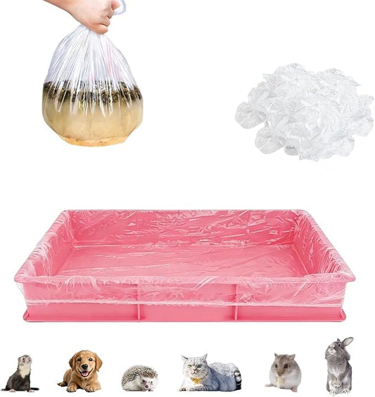 Disposable Cage Liners 50PCS, Plastic Litter Liner Bag by Unknown