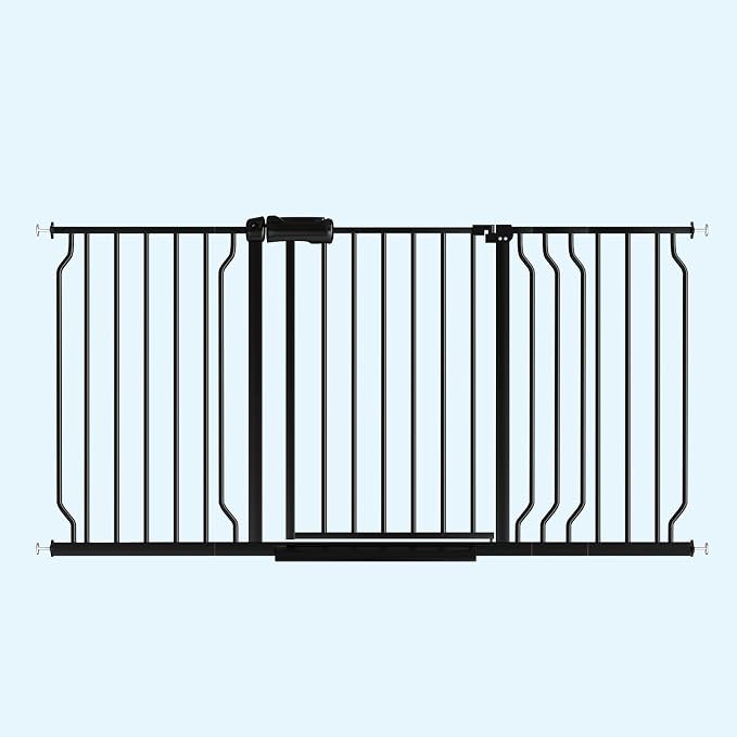 WAOWAO Baby Gate 52.76-62.2" Extra Wide Pressure Mounted Walk Through Swing - Image 7