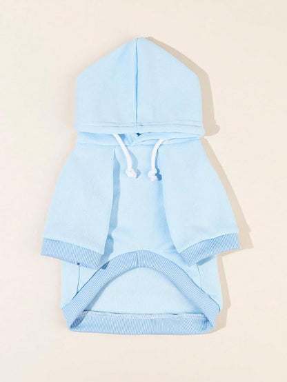 QWINEE Basic Dog Hoodie Sweatshirt Puppy Sweater Warm Cat Costumes Pet Clothes - Image 4